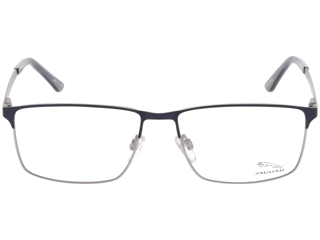 Das Bild zeigt die Korrektionsbrille 3115 3100 von der Marke Jaguar in Blau/Grau.