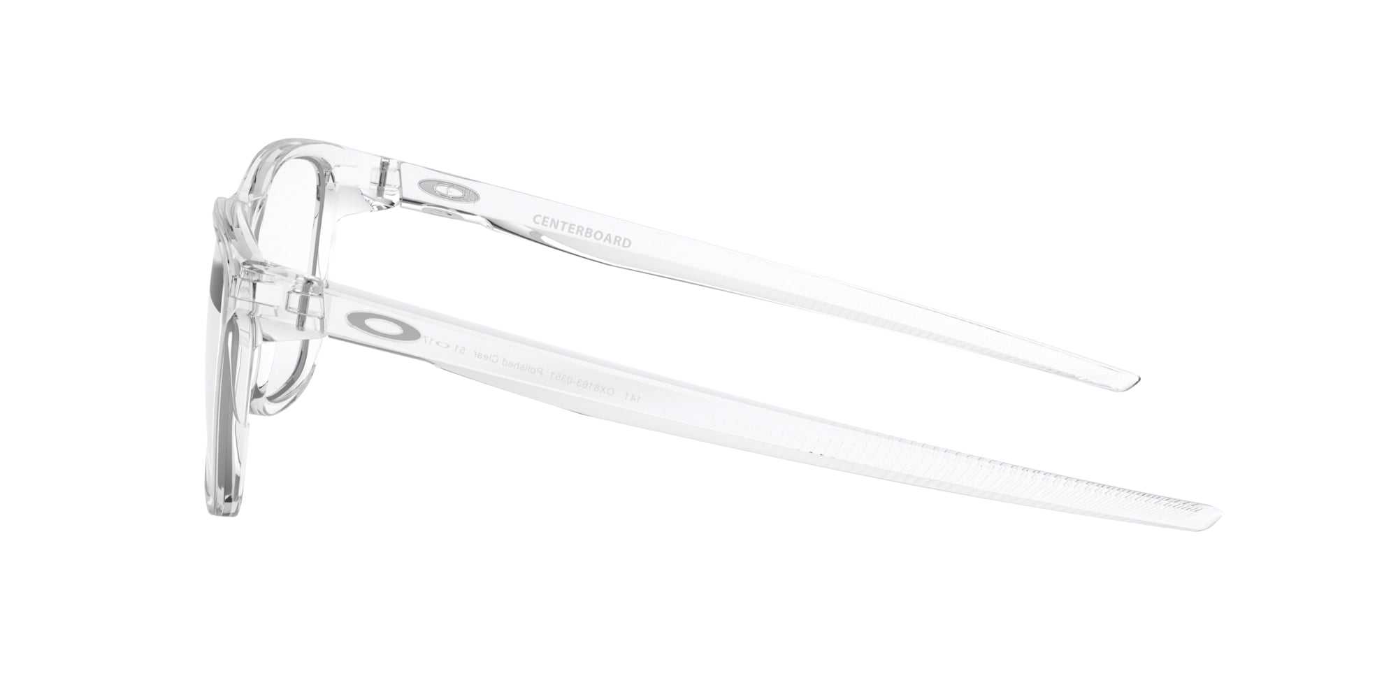 Das Bild zeigt die Korrektionsbrille OX8163 816303 von der Marke Oakley  in  transparent glänzend.