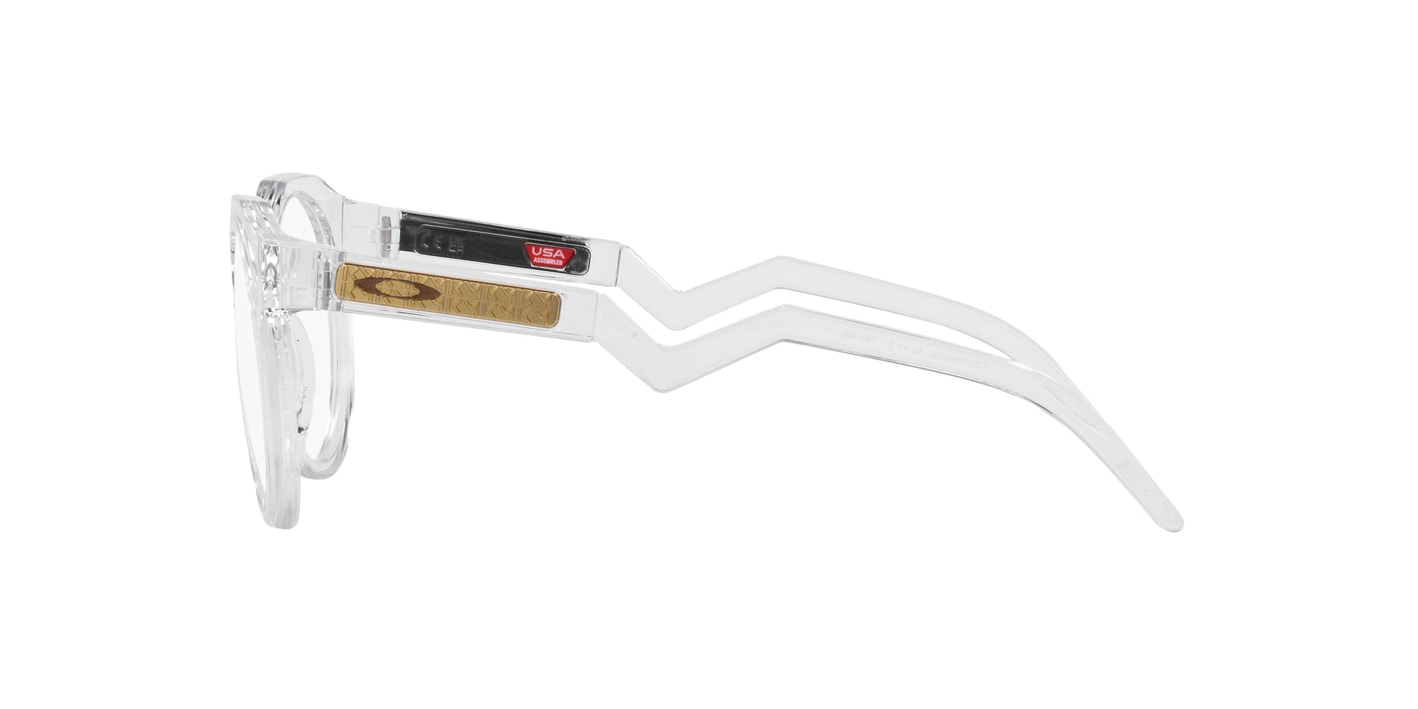 Das Bild zeigt die Korrektionsbrille OX8139 813905 von der Marke Oakley  in transparent  glänzend.