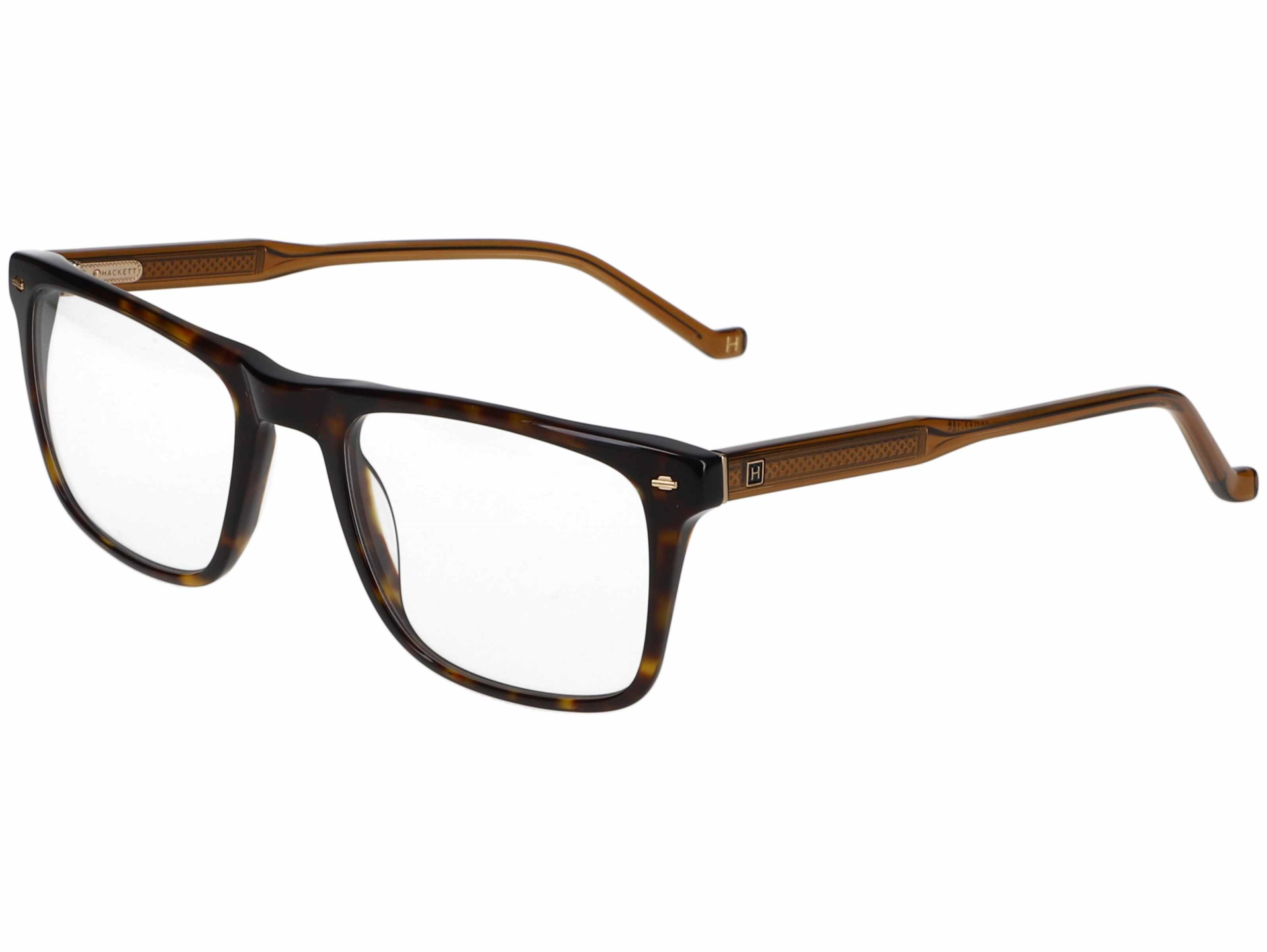 Das Bild zeigt die Korrektionsbrille 375 101 von der Marke Hackett in Braun.