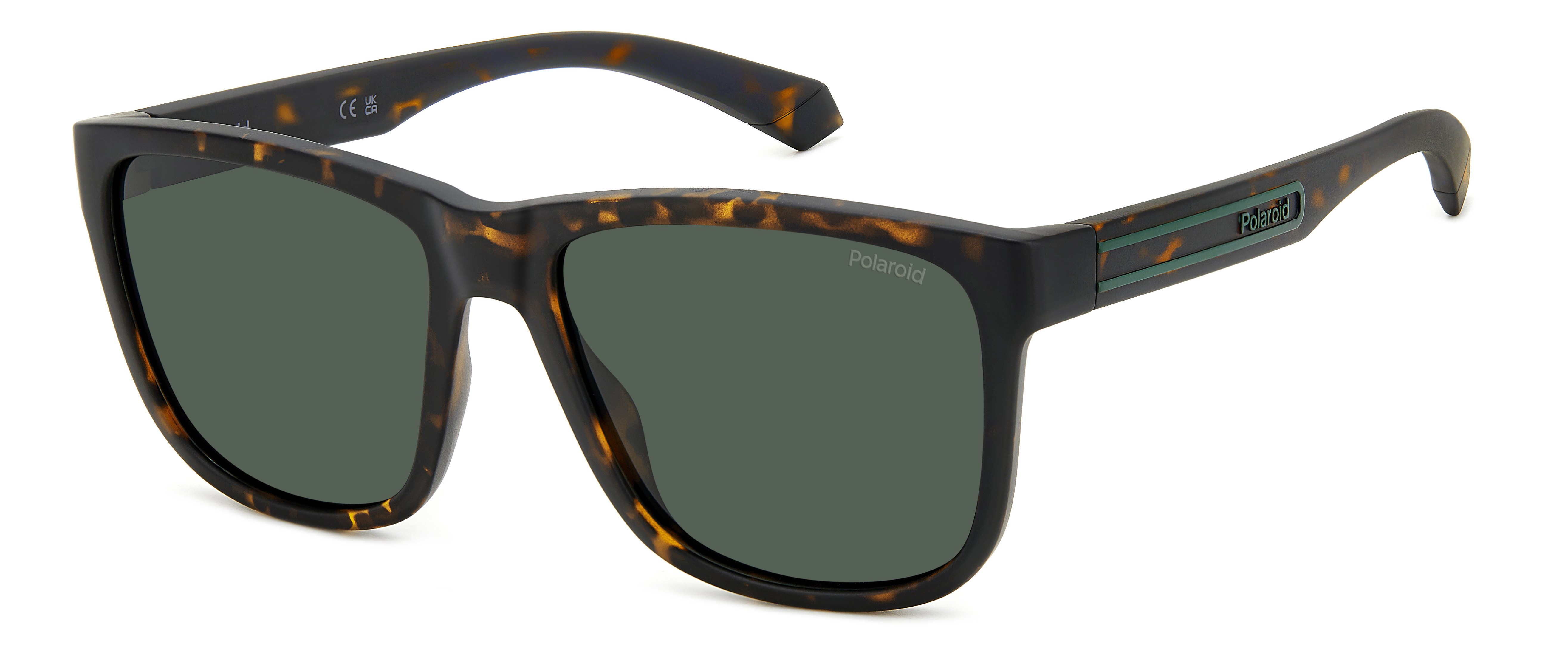 Das Bild zeigt die Sonnenbrille 2155S UC von der Marke Polaroid in matt braun havana.