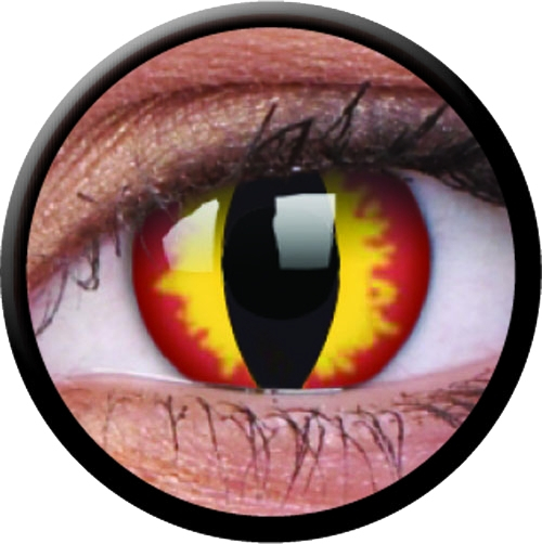 Motivlinse Funny Lens "DragonEyes" (2 Stk.)