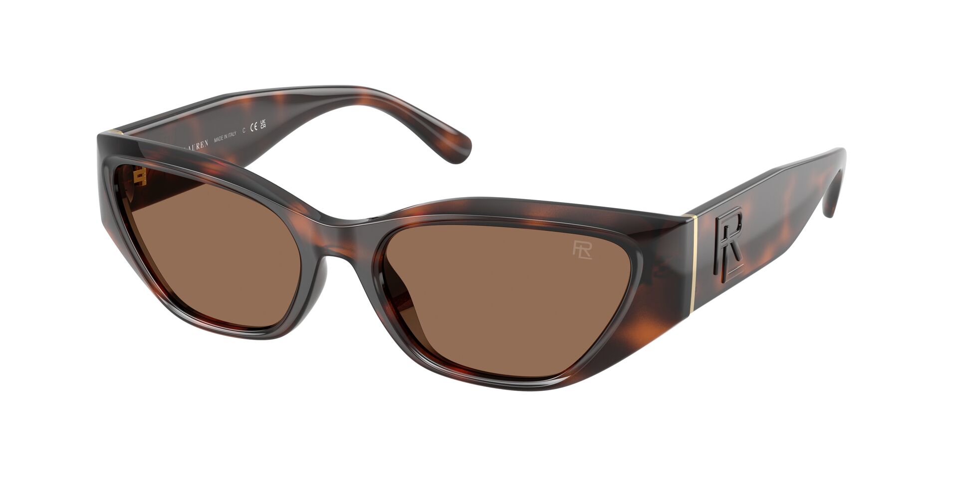 Das Bild zeigt die Ralph Sonnenbrille RL8231U 624173 leicht seitlich.