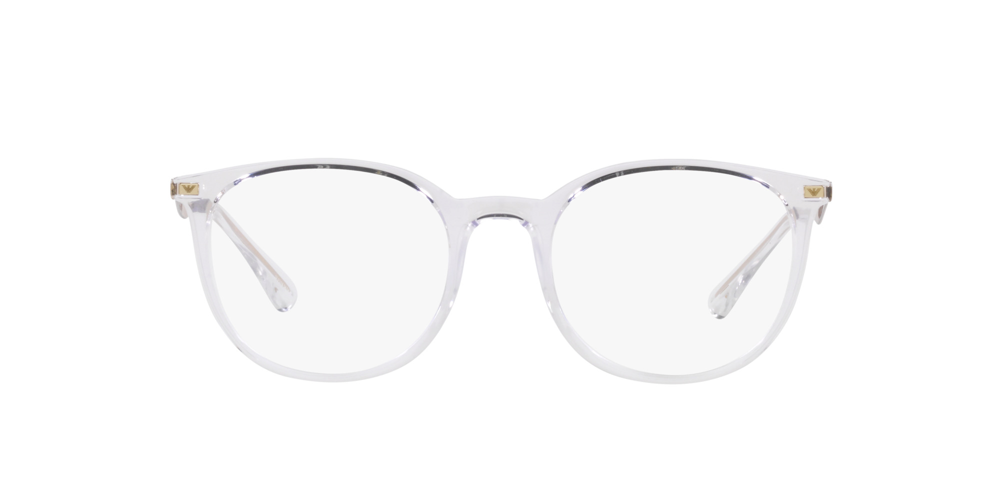 Das Bild zeigt die Korrektionsbrille EA3168 5371 von der Marke Emporio Armani in Crystal.