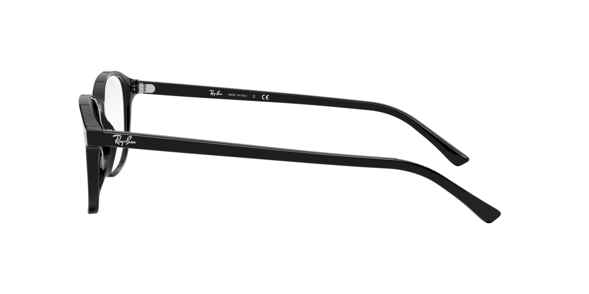 Das Bild zeigt die Korrektionsbrille RX5393 2000 von der Marke Ray Ban in schwarz.