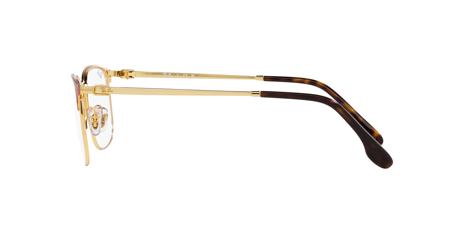 Das Bild zeigt die Korrektionsbrille RX6494 2945 von der Marke Ray Ban in Rot.