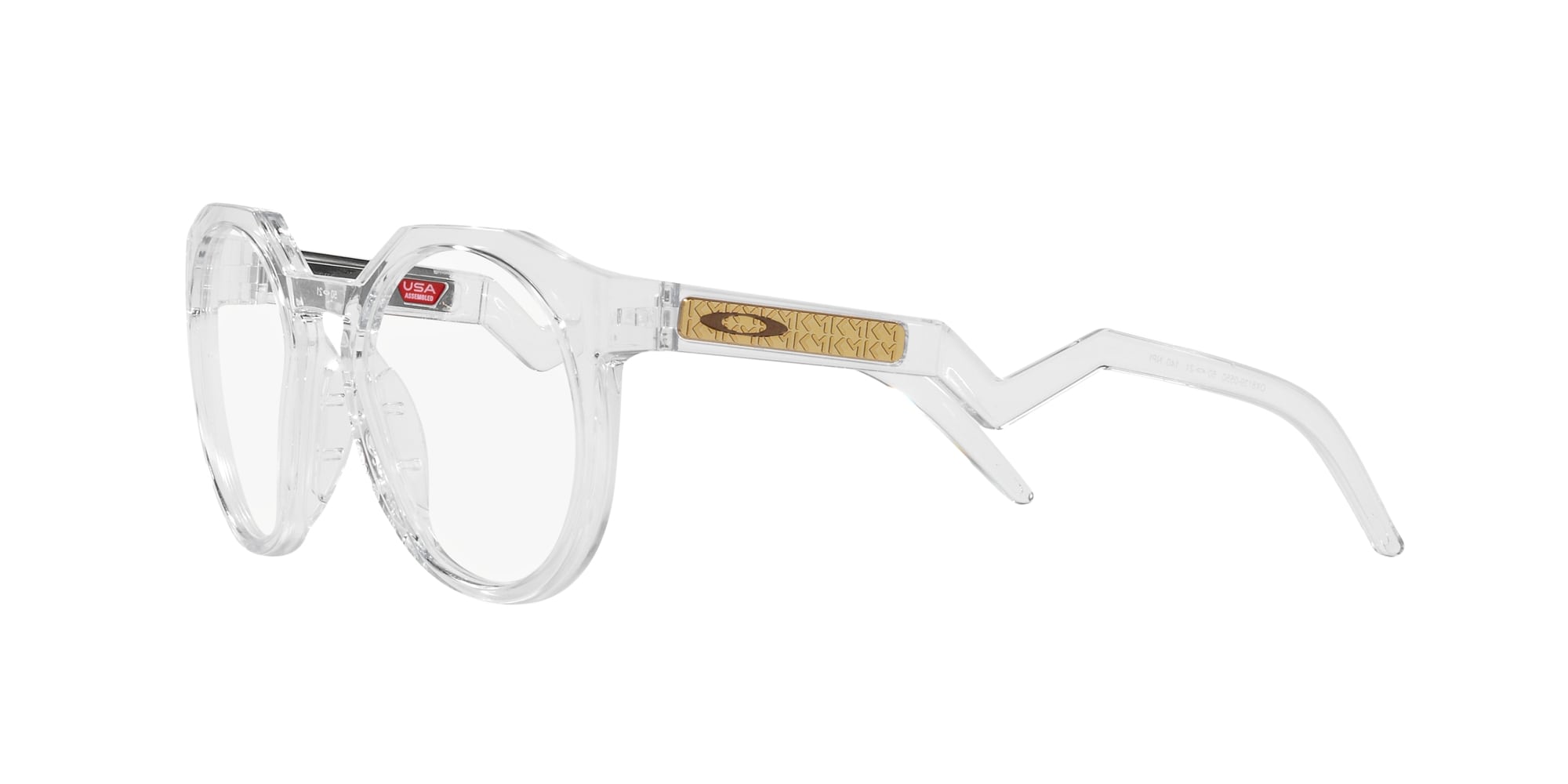 Das Bild zeigt die Korrektionsbrille OX8139 813905 von der Marke Oakley  in transparent  glänzend.