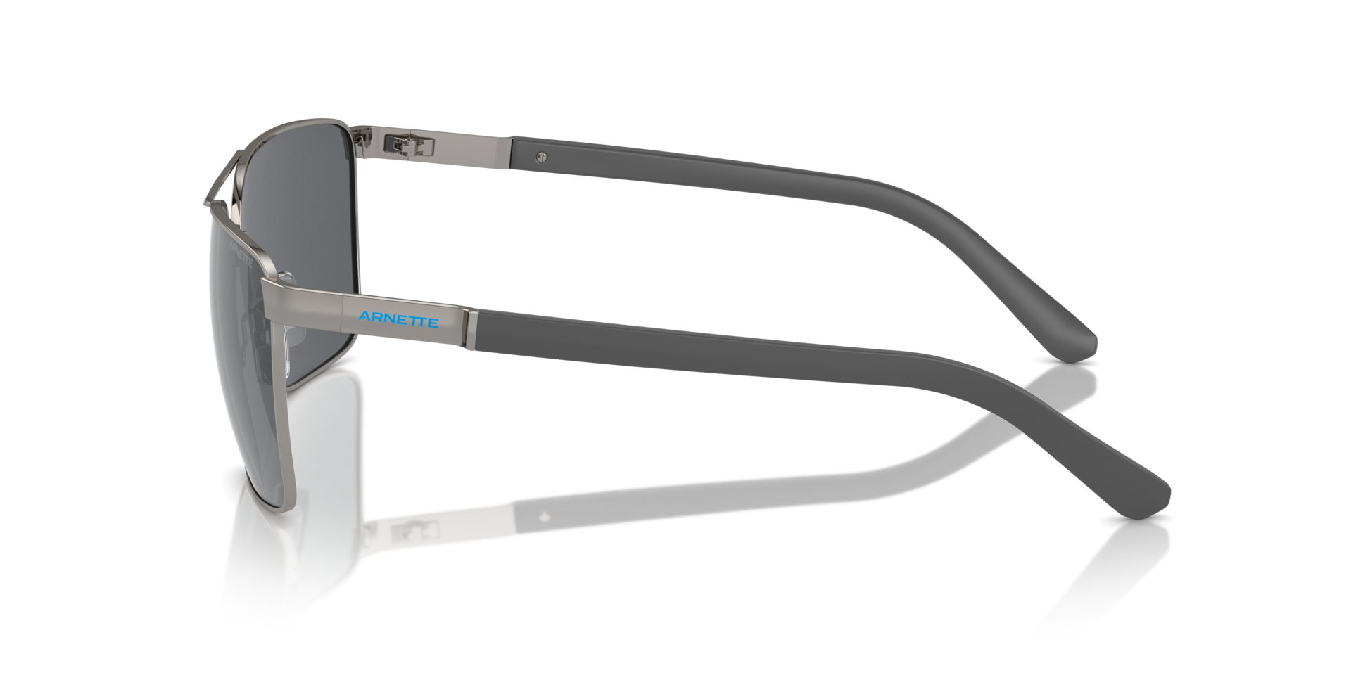 Das Bild zeigt die Sonnenbrille AN3091 741/6G von der Marke Arnette in gunmetal.