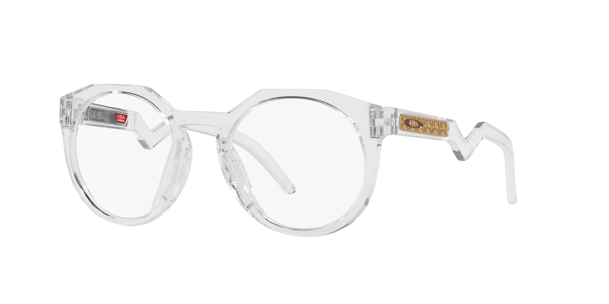 Das Bild zeigt die Korrektionsbrille OX8139 813905 von der Marke Oakley  in transparent  glänzend.