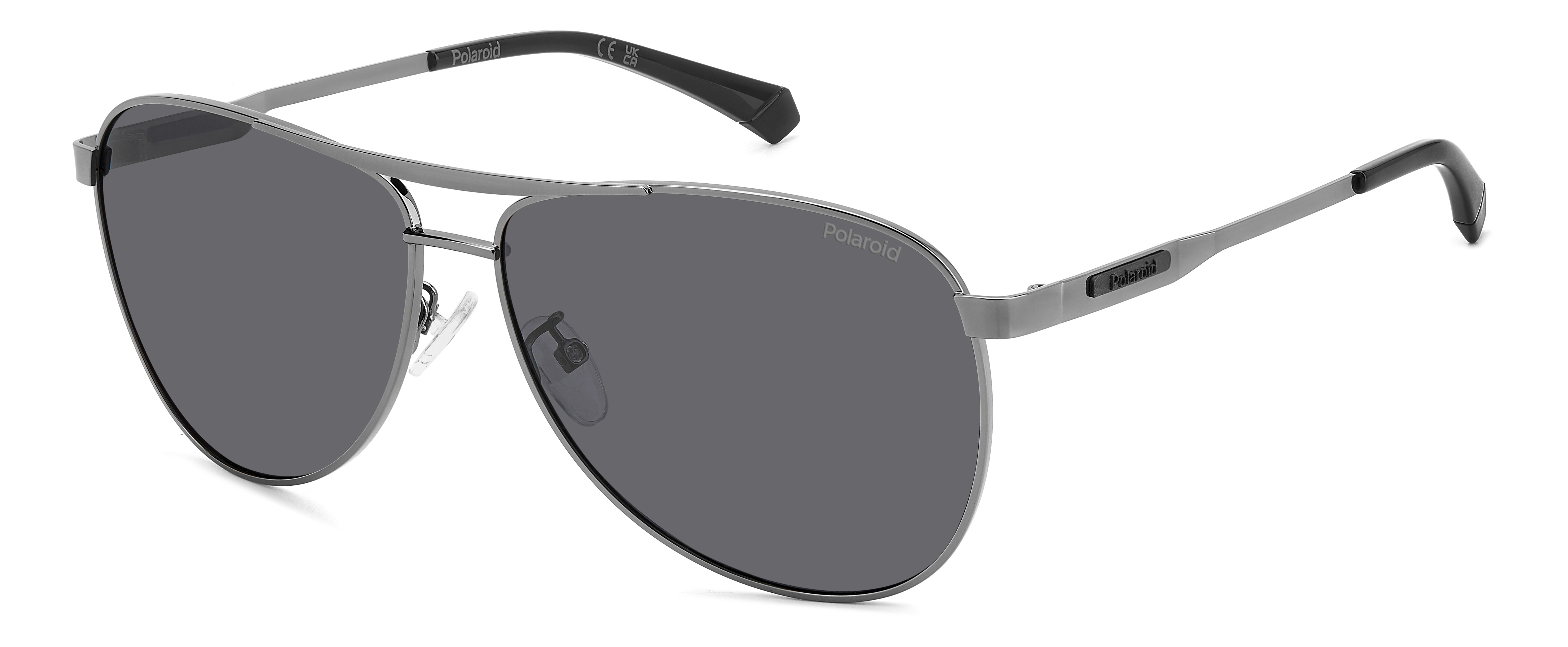 Das Bild zeigt die Sonnenbrille PLD2160GSX _KJ1 von der Marke Polaroid in  dark ruthenium.