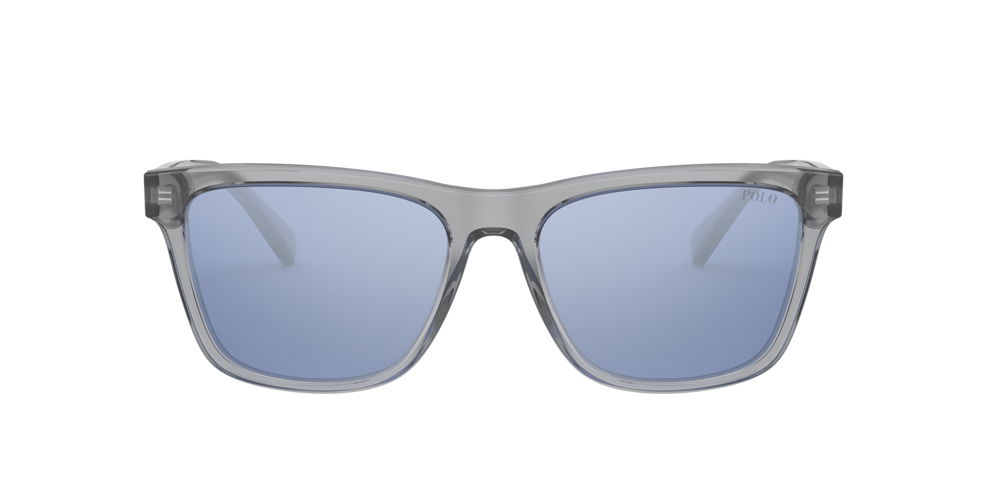 Polo Ralph Lauren Sonnenbrille PH4167 51111U glänzendes transparentes grau