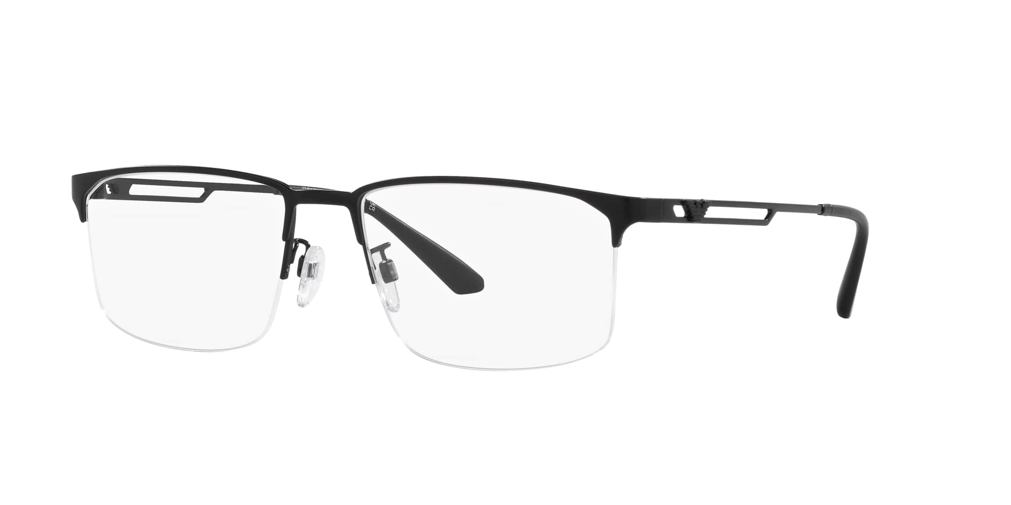 Das Bild zeigt die Korrektionsbrille EA1143 3001 von der Marke Emporio Armani in Schwarz.